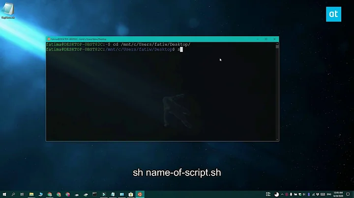 How to run a Shell script on Windows 10