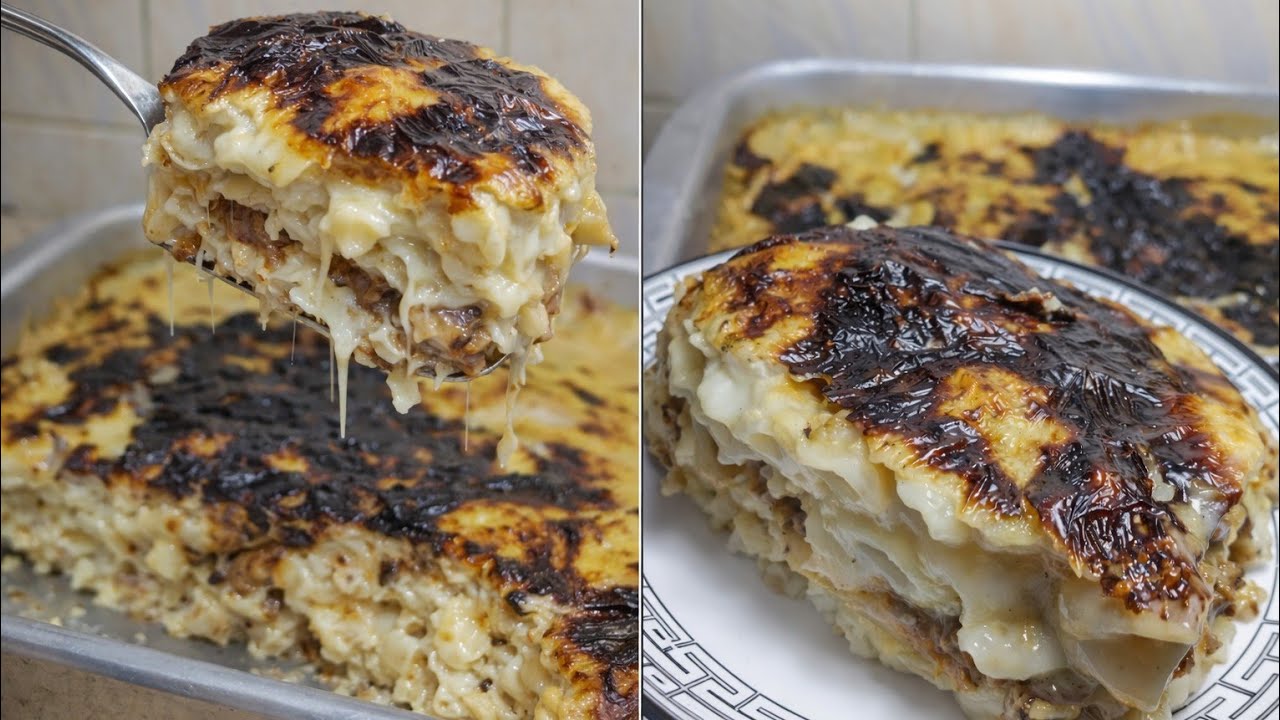 تعالو اقولكم على السر ❗اللى خلى صينية المكرونة بالبشاميل ❗بالجمال ده❗سر بسيط خلى الطعم تحفة‼️