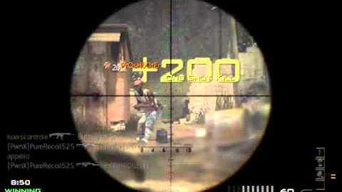 Barret 50. Cal Multi-Kill MW3