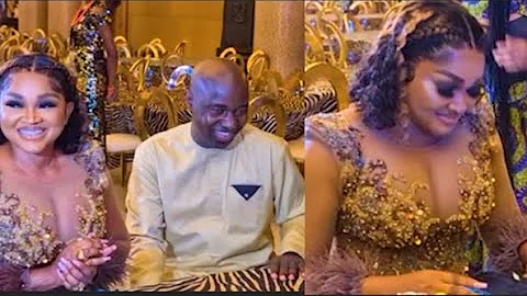 Lovely Couple! Check Out What Mercy Aigbe & Husband Wore To K1 De Ultimate 50th Year On Stage