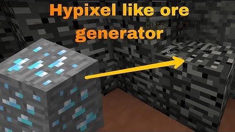 How to make ore generator like hypixel skyblock | Command Block Series #1
