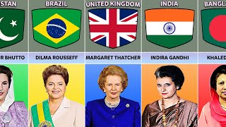 Female Leaders From Different Countries