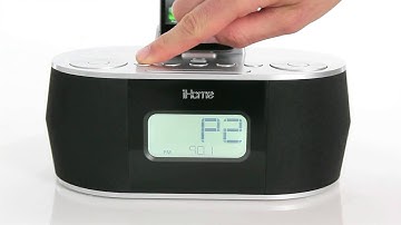 iHome iD38 app enhanced dual alarm clock for iPad, iPhone and iPod