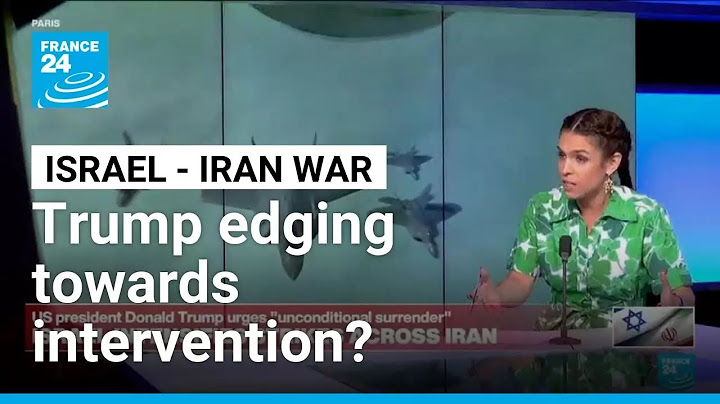 Trump demands Iran's 'unconditional surrender', but will US intervene? • FRANCE 24 English