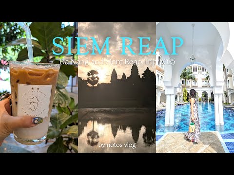 { vlog } シェムリアップ旅｜アンコールワットの日出🌅サライ リゾート＆スパ💠スーパー🛒ビジネスクラス✈️カンボジア🇰🇭