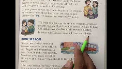 Class 2 EVS Lesson- 11 SEASONS   (ii)