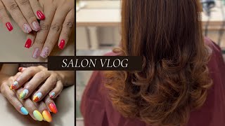 Salon Vlog | Nail Salon Vlog | Hair Salon| Vasai Salon | Hair Transformation