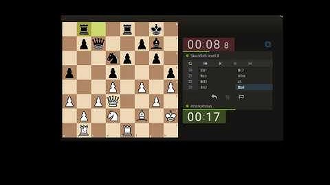 how to beat stockfish level 8 on lichess