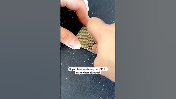 Bent CPU Pin (Easy Fix)