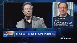 Sonnenfeld: Elon Musk risks losing the confidence of Tesla constituents