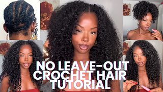 NO LEAVE-OUT CROCHET HAIR TUTORIAL | Let’s Do Our Hair Together 