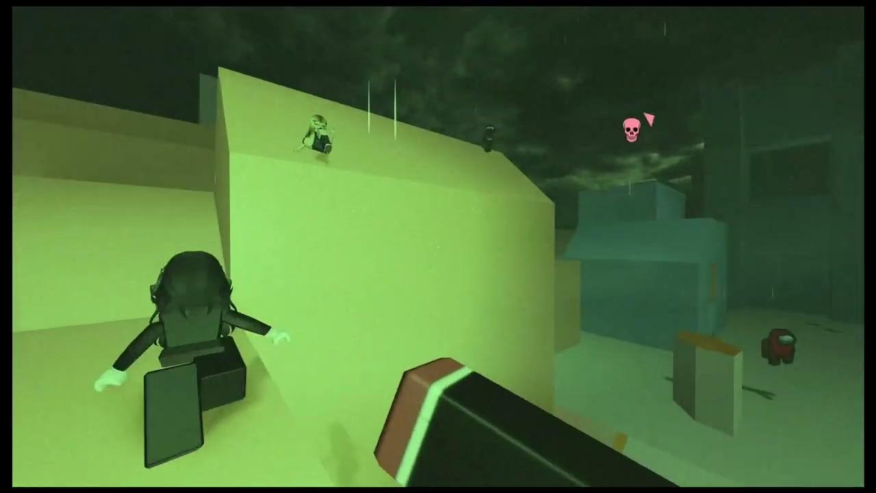 ROBLOX EVADE Probando la visión nocturna en primera persona YouTube