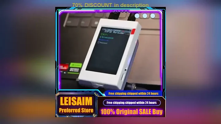 A must-have product! ESP32 Marauder Development Board 2.8-Inch Screen Wi-Fi Bluetooth GPS Compatib