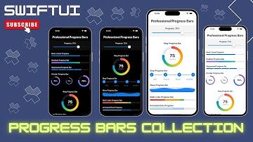 🚀 SwiftUI Progress Bars Collection Modern & Animated UI Components