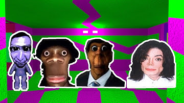 Ao oni, Obunga, Michael Jackson and Aughhhh Nextbots Parallax in Garry