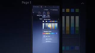 How to color pages in a Word document.