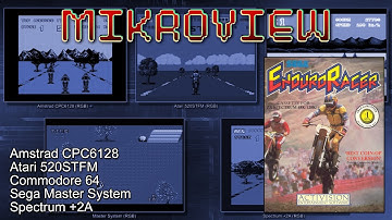 Mikroview #31: Enduro Racer on Amstrad, Atari St, Commodore 64, Sega Master System and Spectrum