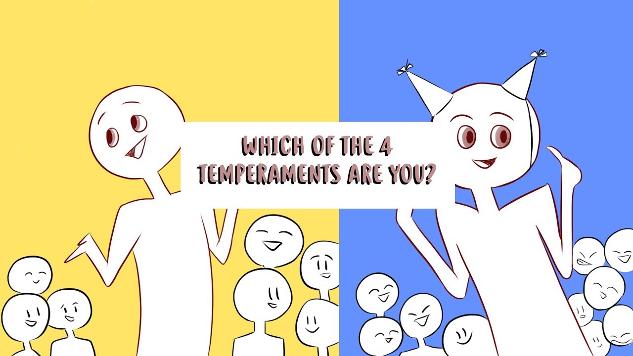 Four temperament of the types 4 Primary