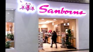 Sanborns restaurante, Parque Lindavista, CDMX, Mexico, 2018, noche, luna llena