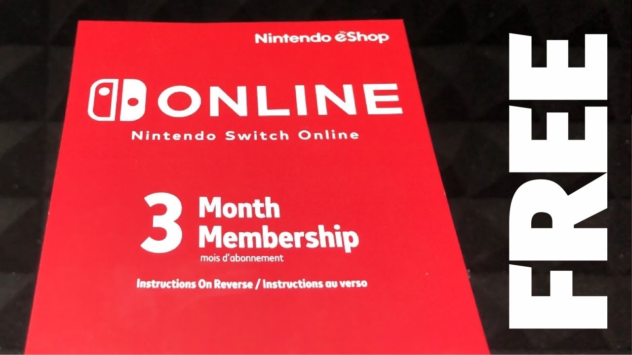 pianist konkurrerende falskhed How to Redeem Nintendo Switch Online 3 Month Membership Code - YouTube