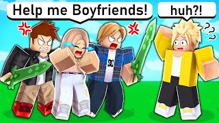 I Made A Girl Cry, and her 2 BOYFRIENDS joined… (Roblox Bedwars)