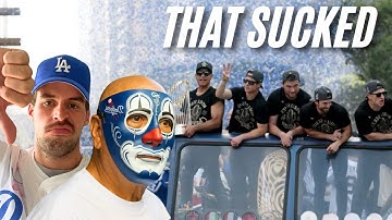Why Dodgers Championship Parade Was AWFUL! 