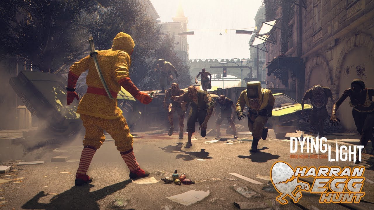 Dress Like A Chicken In Dying Light By Stealing Eggs From Bunny Zombies