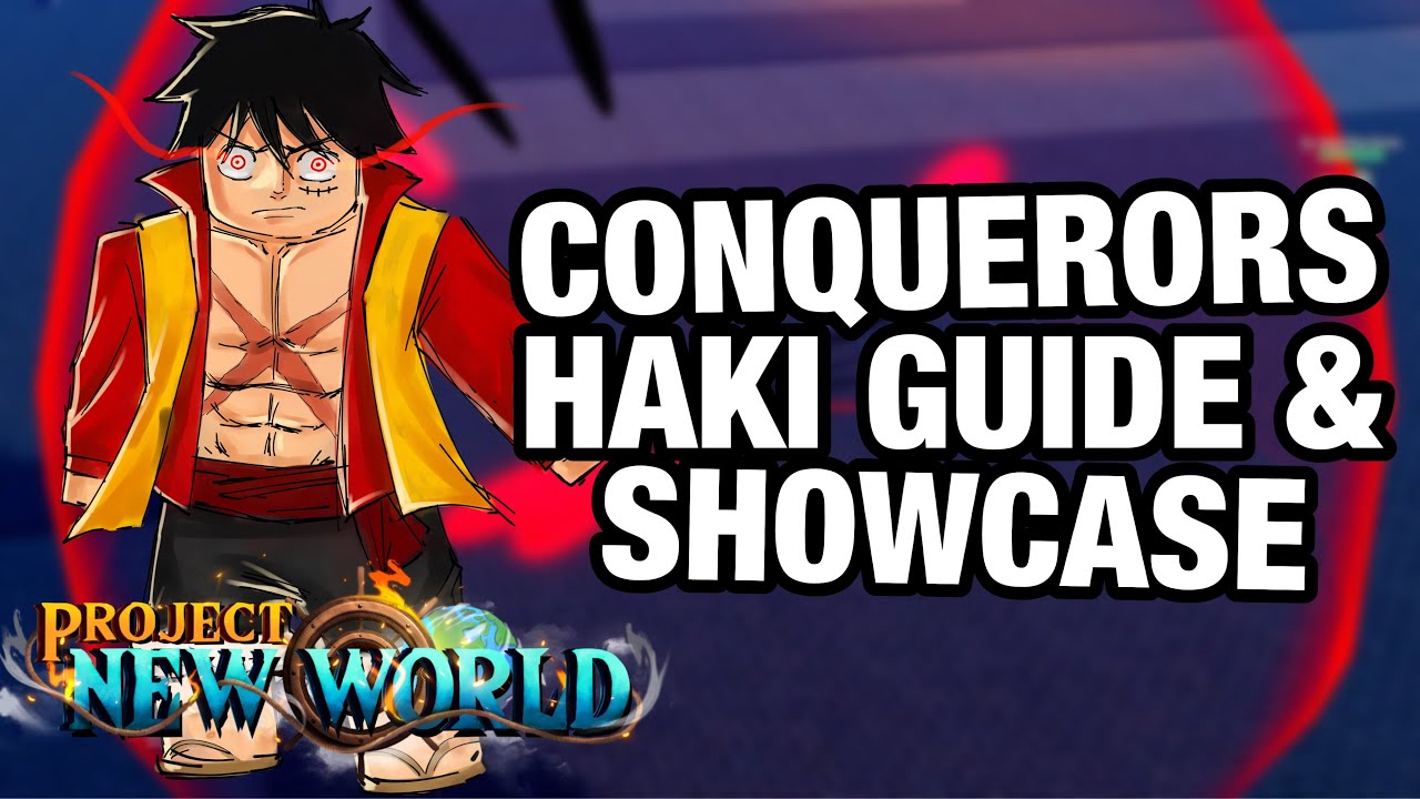 How To Get Conqueror Haki Full Showcase in A One Piece Game 