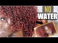 WASH AND GO ON DRY/STRETCHED HAIR?| NO WATER USED
