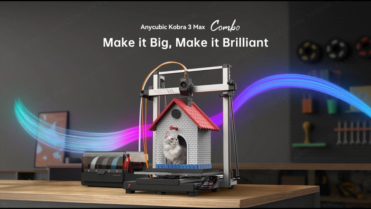 ?Anycubic Kobra 3 Max Combo. Make it Big, Make it Brilliant 
