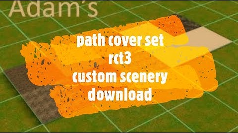 RollerCoaster Tycoon 3 Custom Scenery Path Cover DOWNLOAD / RCT3 Custom Scenery Spearz-it Video