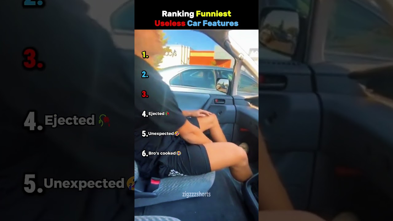 Ranking Craziest Useless Car Features 😭🥀
