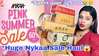 *HUGE Nykaa Pink Summer Sale 2026 Haul || Bought Products Worth ₹25000||Makeup, Skincare||Shilpa Kar