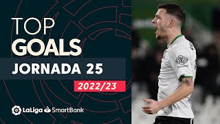 Todos los goles de la jornada 25 de LaLiga SmartBank 2022/2023