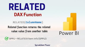 How to Use RELATED Function in Power BI