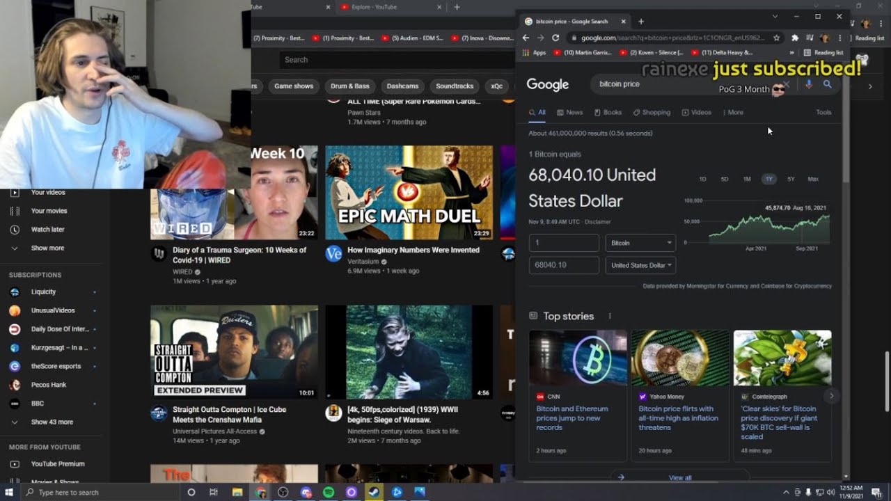 xQc Has $2.7 Million in Bitcoin