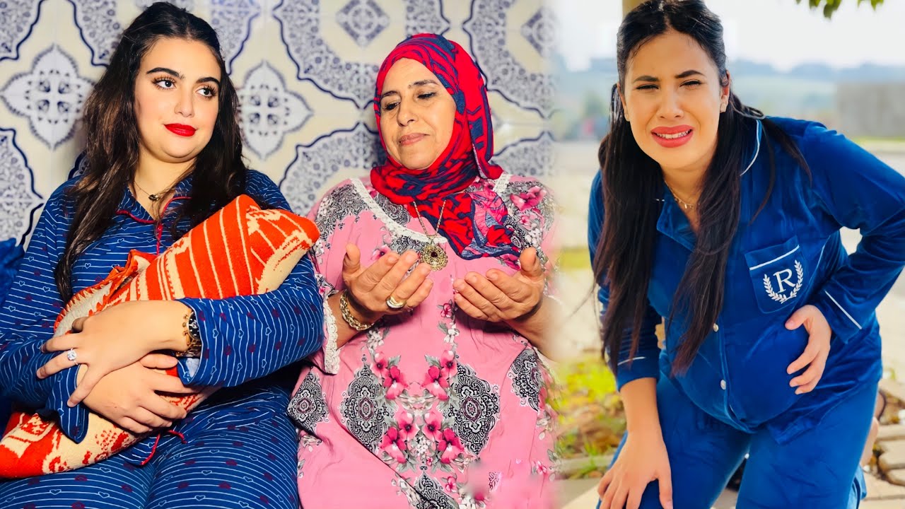 فيلم قصير :  تكرفسات على مرات ولدها الصغير و هي حاملة و فضلات مرات ولدها الكبير ...لاكن ربي كبير