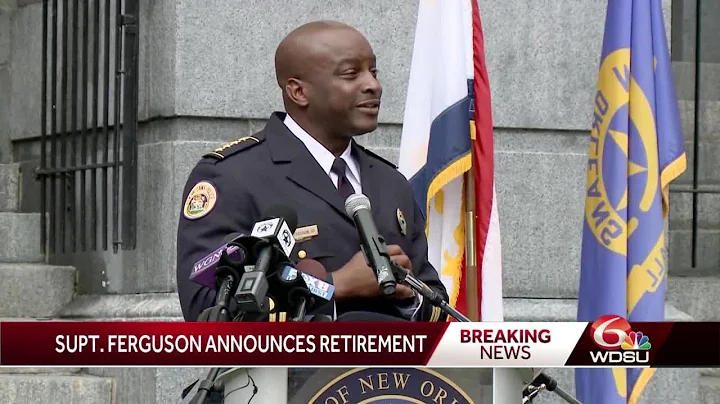New Orleans Police Superintendent Shaun Ferguson a...