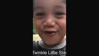 Demonstrating the cast of Umizoomi, singing twinkle little star and family finger.