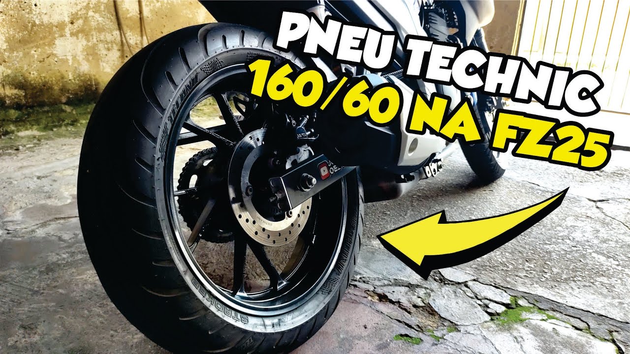 FZ25 FAZER 250 COM PNEU TECHNIC 160/60