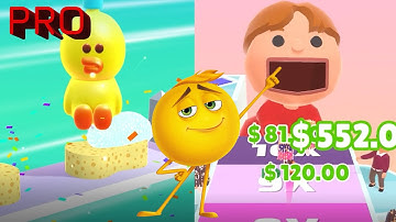 ICE CREAM MELTED! Popsicle Stack vs I CRUSHED THE CHICKS Crushy Fingers vs Perfect Cream Levels 6-10