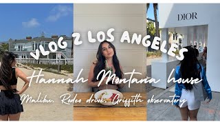 VLOG Z LA #3 | Beverly Hills, Malibu Beach, Hannah Montana, Griffith Observatory