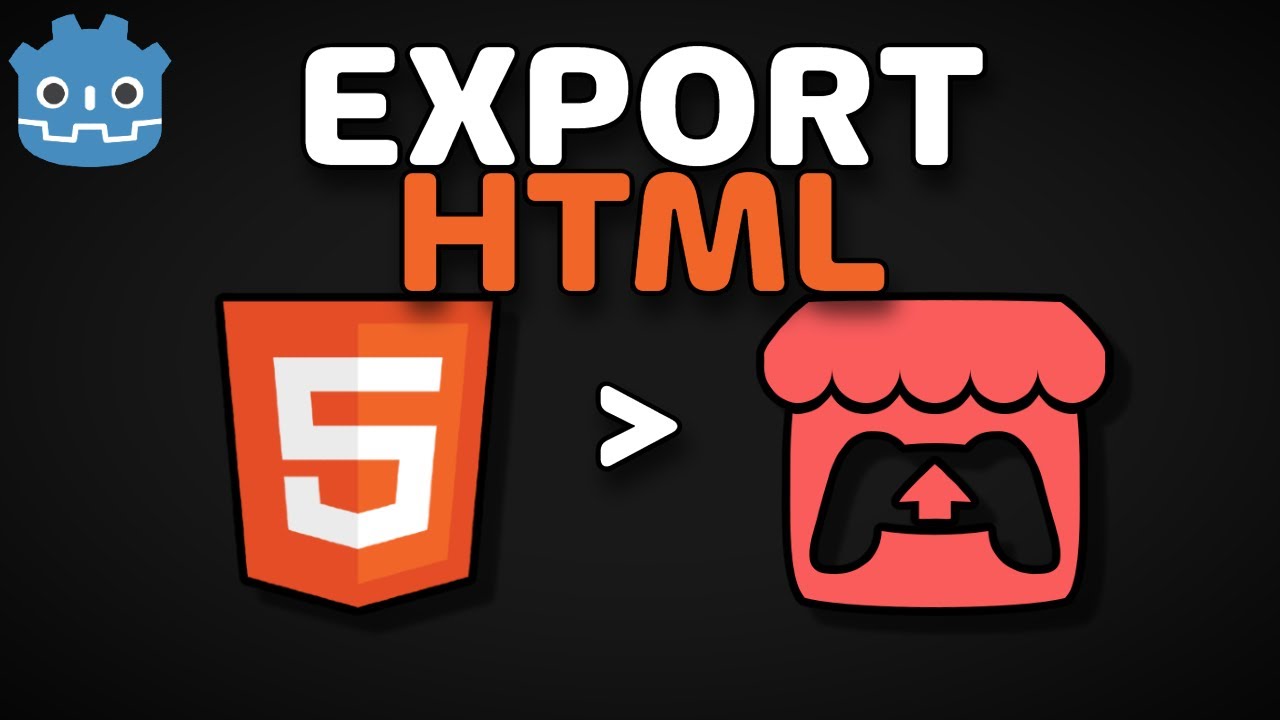Export to HTML for Itch.io – Godot 4.4 Tutorial