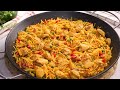 Fideu de pollo y verduras  receta fcil y deliciosa