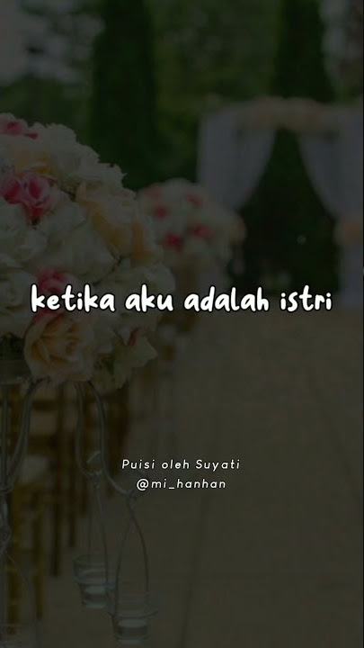 KETIKA AKU ADALAH ISTRI - MUSIKALISASI PUISI SUYATI #Shorts #musikalisasipuisi #Suyati