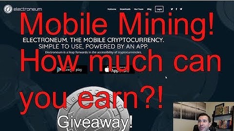 The Mobile Cryptocurrency Electroneum (ETN) Review - Mobile Mining Now Available?! - Giveaway!