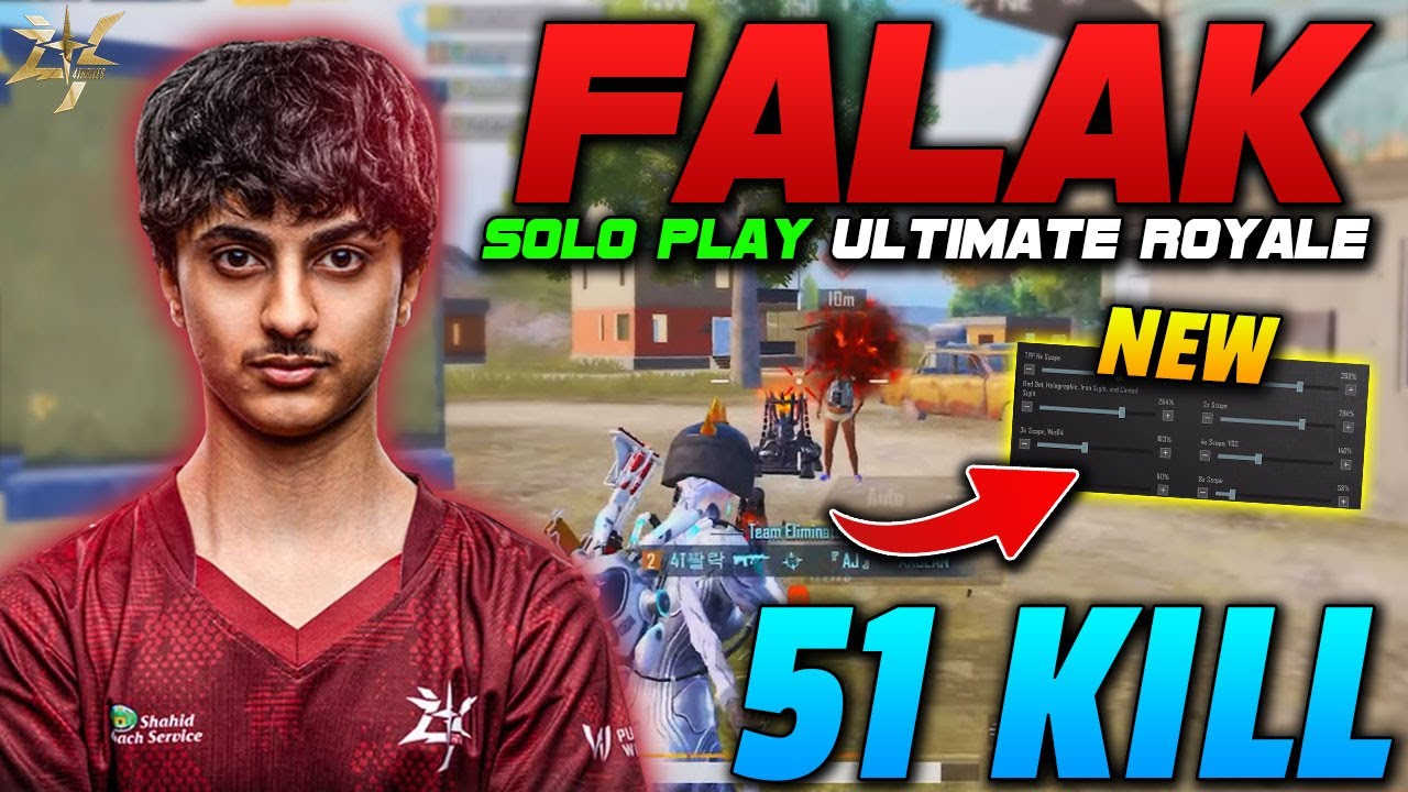 PUBG Mobile Pakistan : FALAK Solo Play Ultimate Royale Ep.543
