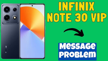 Infinix Note 30 VIP Message problem ||How to solve message issues|| Message not working issue solved
