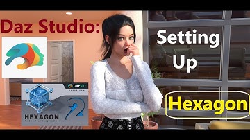 Daz Studio Hexagon set up