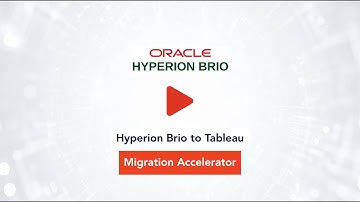 How to Migrate from Hyperion Brio to Tableau | Simplify BI Modernization with MigratorIQ